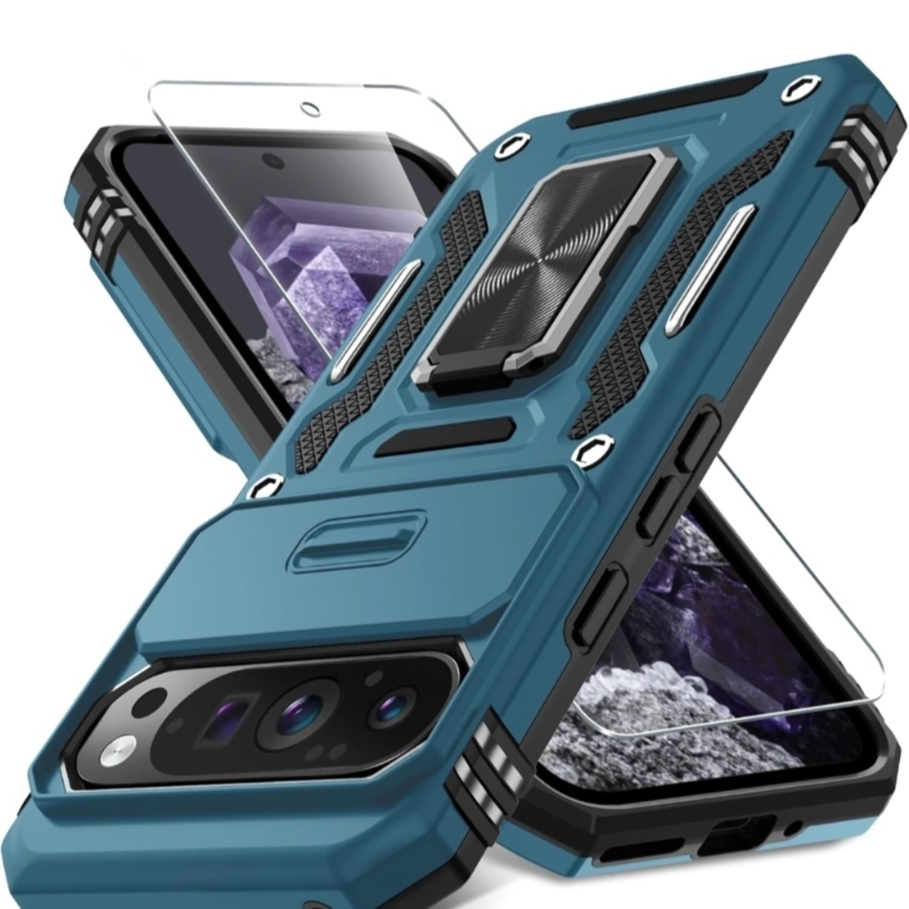 DEERLAMN Protective Cover Case for Google Pixel 9 Pro XL Light Blue (New)